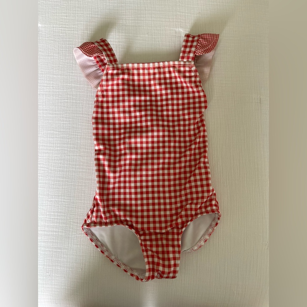 Minnow swim girls cross back one piece size 3/4t